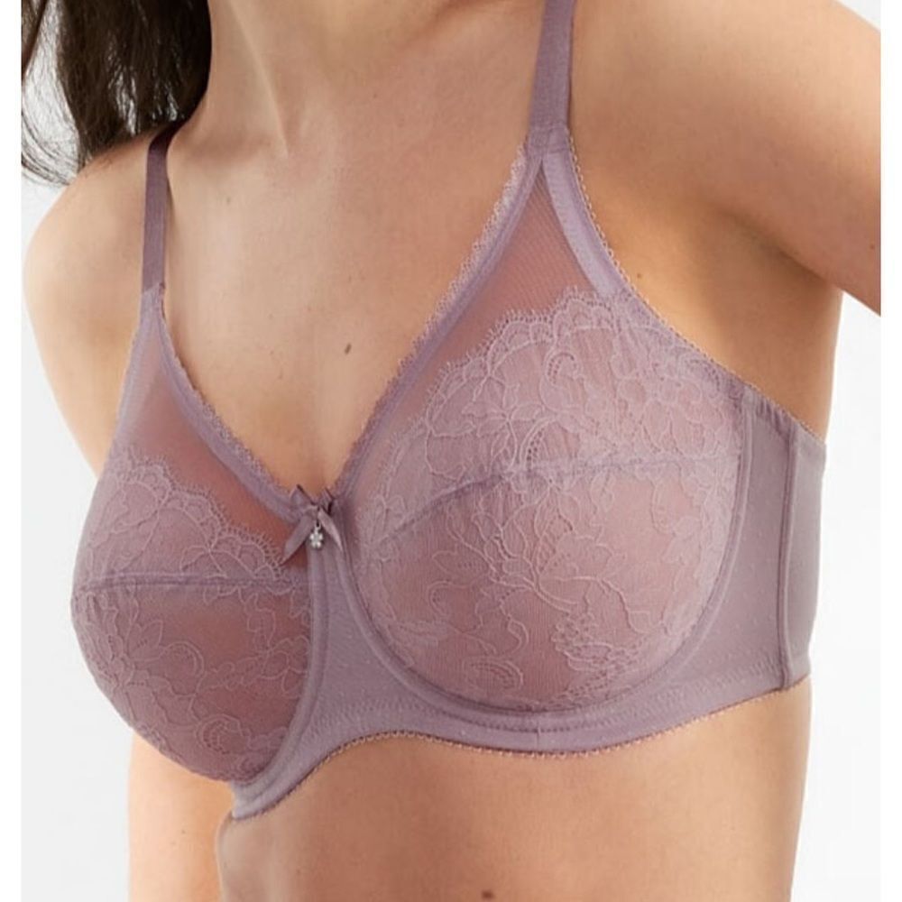 NWT WACOAL Retro Chic Underwire Bra Toadstool 855186 Sz-34DD